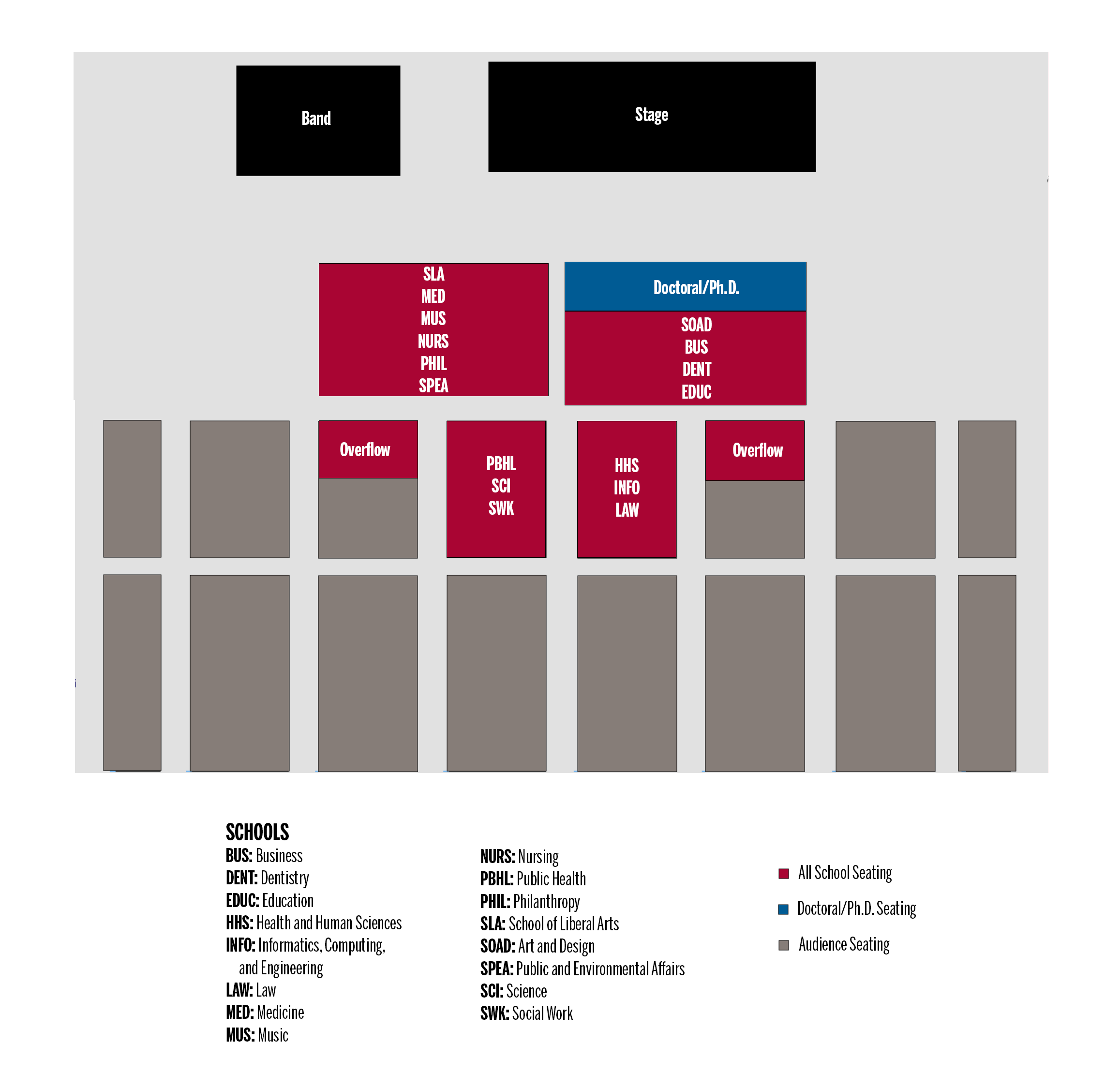 2025 Graduate Seating Chart