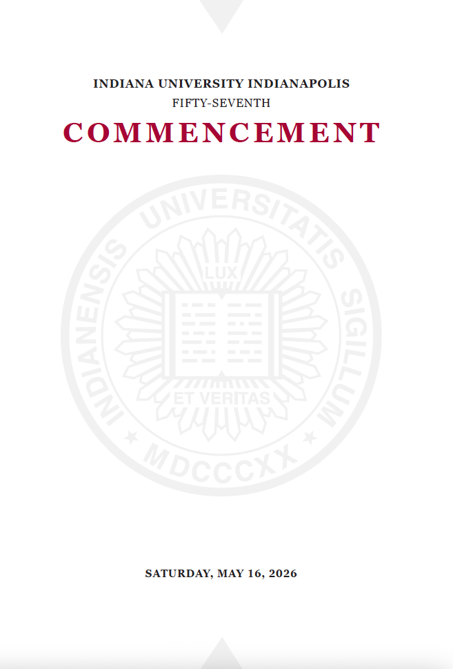 IU Indy Commencement Invitation Image